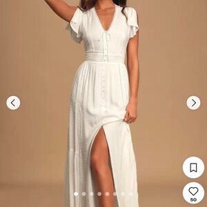 Elegant White Maxi Dress